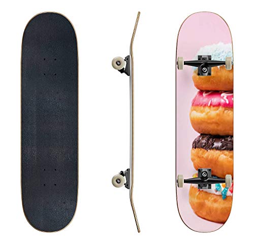 ロングスケートボード スケボー 海外モデル Skateboards Delicious Donuts for Birthday Donuts S