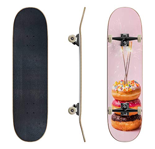 スタンダードスケートボード スケボー 海外モデル Skateboards Delicious Donuts for Birthday
