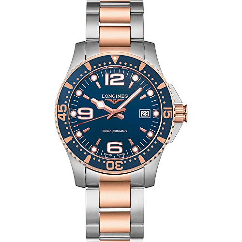 腕時計 ロンジン スイス Longines HydroConquest 41mm Blue Dial Watch L3.740.3.98.7