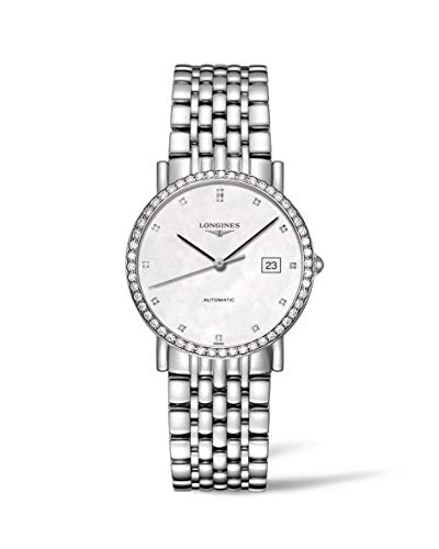 腕時計 ロンジン スイス Longines White Dial Stainless Steel Watch L48090876