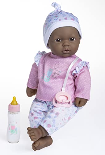 ジェーシートイズ 赤ちゃん おままごと JC Toys La Baby African American 16-inch Small Soft Body