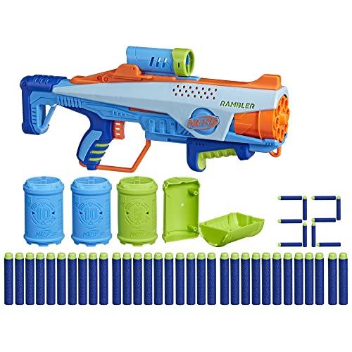 ナーフ アメリカ 直輸入 Nerf Elite Junior Rookie Pack, Easy Play Toy Foam Blaster, 32 Nerf Elite Dart