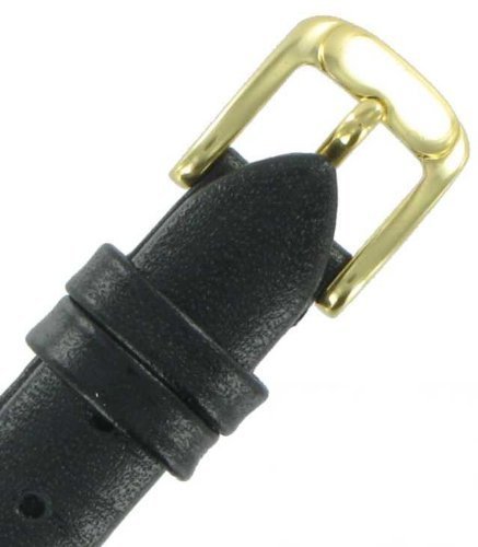 腕時計 シュパイデル アメリカ 13mm Speidel Black Ladies Calfskin Leather Watch Band