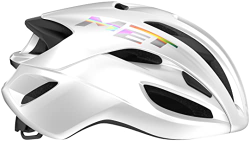 ヘルメット 自転車 サイクリング MET ? RIVALE MIPS Road Cycling Bike Helmet Large Holograp