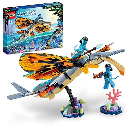 レゴ LEGO Avatar: The Way of Water Skimwing Adventure 75576 Collectible Set with Toy Animal for Boys & Girls