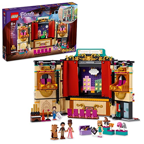 レゴ LEGO Friends Andrea's Theater School Playset, 41714 Creative Pretend Play Theater Toy, Gift Idea for Ki
