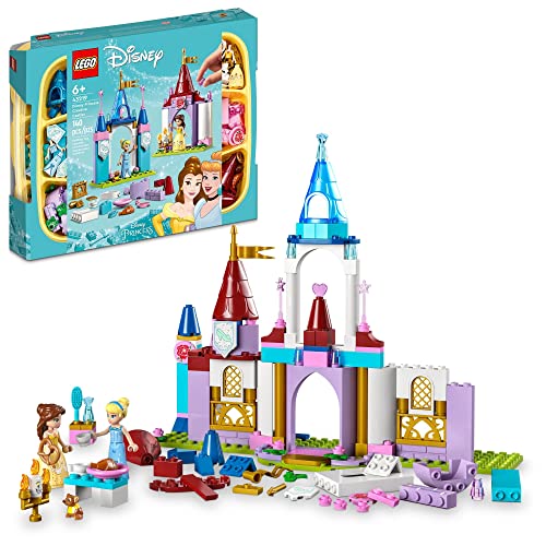 レゴ LEGO Disney Princess Creative Castles 43219?, Toy Castle Playset with Belle and Cinderella Mini-Dolls