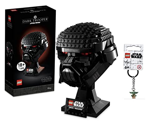 レゴ LEGO Star Wars Helmet Bust Building Set Collection + Grogu (Baby Yoda Keychain) Exclusive Bundles (Dark