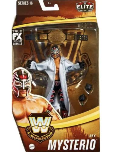 WWE フィギュア アメリカ直輸入 WWE Rey Mysterio Elite Collection True FX Series 16 Legends Action F