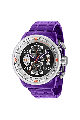 腕時計 インヴィクタ インビクタ Invicta Men's 40708 Aviator Quartz Chronograph Black Dial Watch