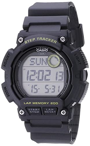 腕時計 カシオ メンズ Casio Men's Quartz Sport Watch with Plastic Strap, Black, 24 (Model: WS2100H-8AV