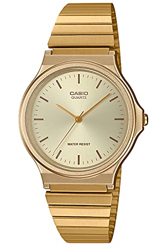 腕時計 カシオ メンズ Casio Collection Standard Analog MQ-24 Series Wristwatch, Gold, 1個, Newest Mod