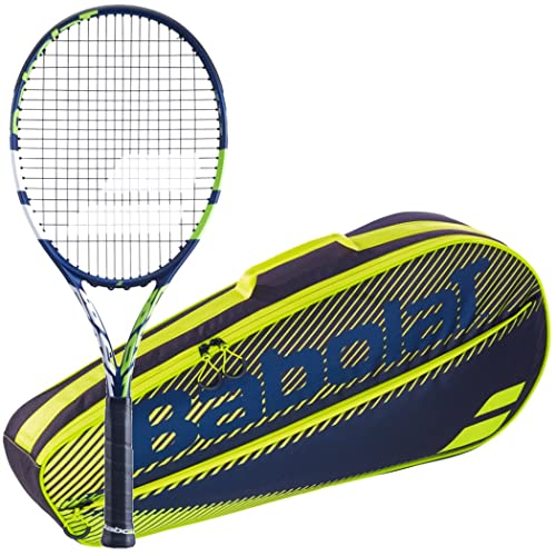 テニス ラケット 輸入 Babolat Boost Drive Strung Tennis Racquet (4 Grip) Bundled with a Yellow RH3 Cl