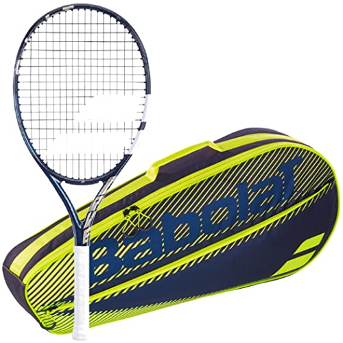 テニス ラケット 輸入 Babolat Evo Drive 115 Wimbledon Strung Tennis Racquet (4 1/8 Grip) Bundled with