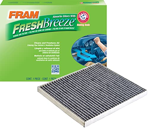 自動車パーツ 海外社外品 修理部品 FRAM Fresh Breeze Cabin Air Filter with Arm & Hammer Baking So