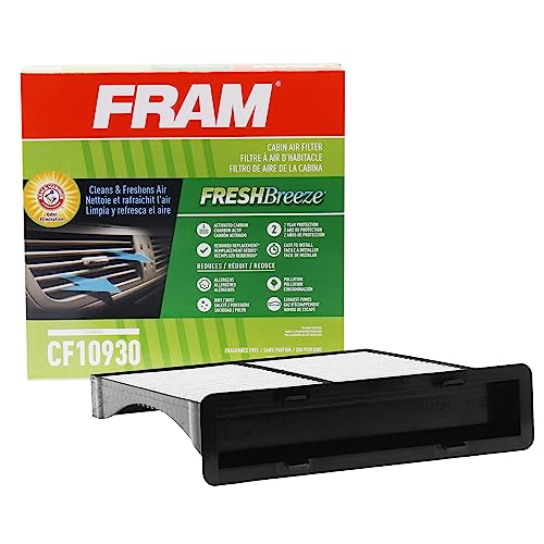 自動車パーツ 海外社外品 修理部品 FRAM Fresh Breeze Cabin Air Filter with Arm & Hammer Baking So