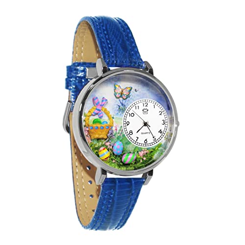 腕時計 気まぐれなかわいい プレゼント Whimsical Gifts Easter Basket 3D Watch Large Silver Fi