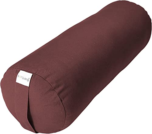 ヨガブロック フィットネス Sol Living Yoga Bolster Pillow Cylindrical Meditation Cushion Cotton Med