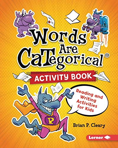 海外製絵本 知育 英語 Words Are CATegorical ? Activity Book: Reading and Writing Activities for Kids