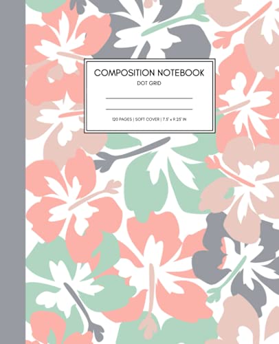 海外製絵本 知育 英語 Composition Notebook: Dot Grid: Perfect subject notebook for School & Home, Scie