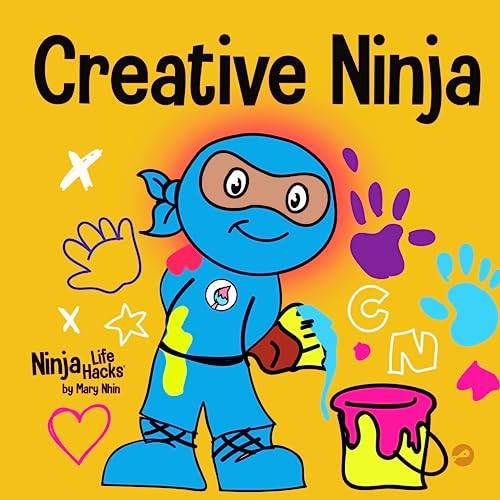 海外製絵本 知育 英語 Creative Ninja: A STEAM Book for Kids About Developing Creativity (Ninja Life Ha