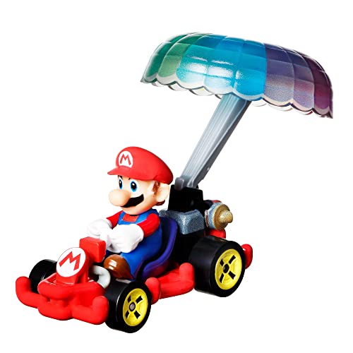 ホットウィール マテル ミニカー Mario Parachute Mario Kart