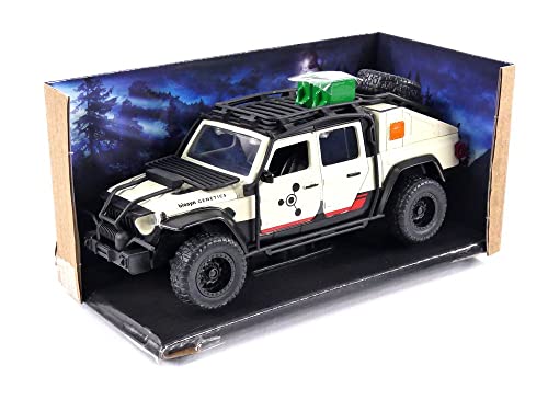 ジャダトイズ ミニカー ダイキャスト Jurassic World Dominion 1:32 Jeep Gladiator Die-Cast Car, T