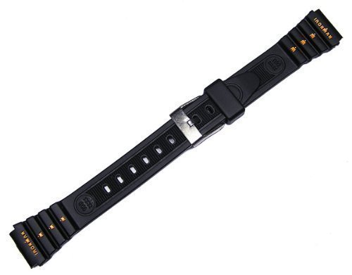 腕時計 タイメックス レディース 15mm Timex Black Watch Band for Vintage Ladies Ironman Triathlon