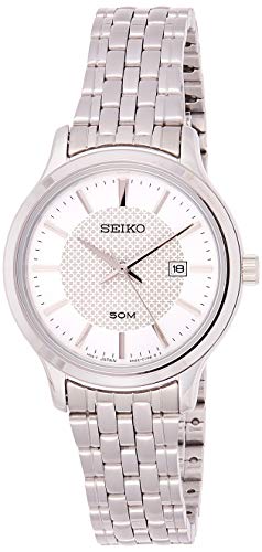 腕時計 セイコー レディース SEIKO Neo Classic Quartz Silver Dial Ladies Watch SUR653P1