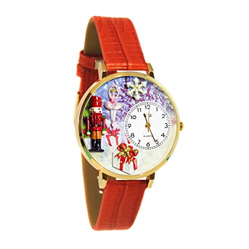 腕時計 気まぐれなかわいい プレゼント Whimsical Gifts Christmas Nutcracker 3D Watch Gold Fin