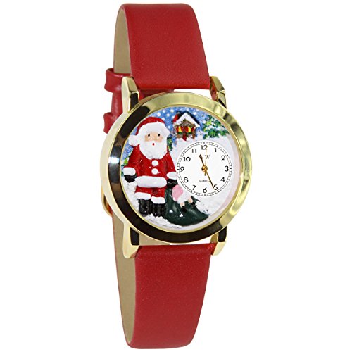 腕時計 気まぐれなかわいい プレゼント Whimsical Gifts Christmas Santa Claus 3D Watch Gold Fi