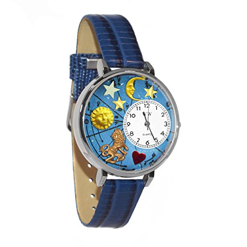 腕時計 気まぐれなかわいい プレゼント Whimsical Gifts Leo Zodiac Astrology Sign 3D Watch Sil