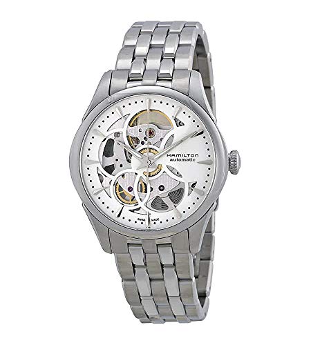 腕時計 ハミルトン レディース Hamilton JazzMaster Silver Dial S. Steel Automatic Ladies Watch H324