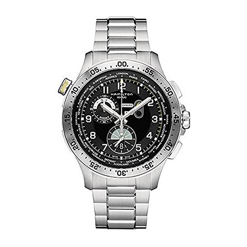 腕時計 ハミルトン メンズ Hamilton Men's Swiss Quartz Stainless Steel Casual Watch, Color:Silver-Ton