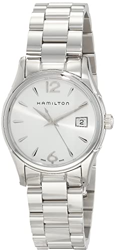 腕時計 ハミルトン レディース Hamilton Watch Jazzmaster Lady Swiss Quartz Watch 34mm Case, Silver