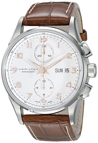 腕時計 ハミルトン メンズ Hamilton Jazzmaster Maestro White Dial Leather Strap Mens Watch H32576515