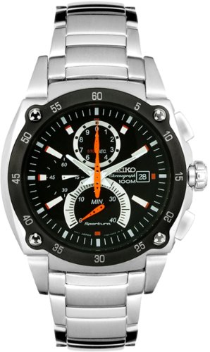 腕時計 セイコー メンズ Seiko Men's SPC001 Sportura Retrograde Chronograph Watch
