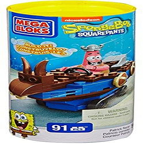 メガブロック スポンジボブ 組み立て Mega Bloks Spongebob - Patrick Racer