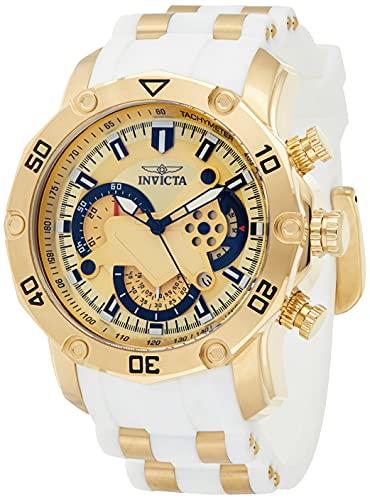 腕時計 インヴィクタ インビクタ Invicta Men's 23424 Pro Diver Analog Display Quartz White Watch