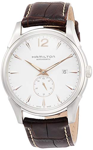 腕時計 ハミルトン メンズ Hamilton Men's H38655515 Jazzmaster Slim White Dial Watch