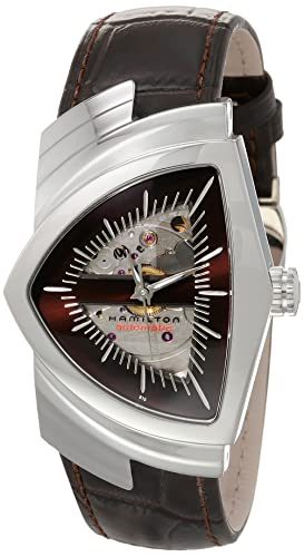 腕時計 ハミルトン メンズ Hamilton Watch Ventura Swiss Automatic Watch 34.7mm x 53.5mm Case, Brown D