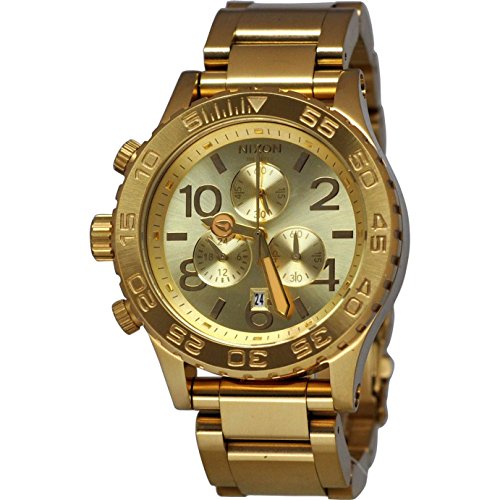 腕時計 ニクソン アメリカ Nixon 42-20 Chrono A037-502 All Gold Unisex Watch