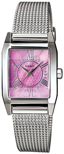 腕時計 カシオ レディース Casio Women's LTP1339BD-4A Silver Stainless-Steel Quartz Watch with Pink D