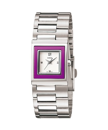 腕時計 カシオ レディース Casio Women's LTP1317D-6C Silver Stainless-Steel Quartz Watch with White D