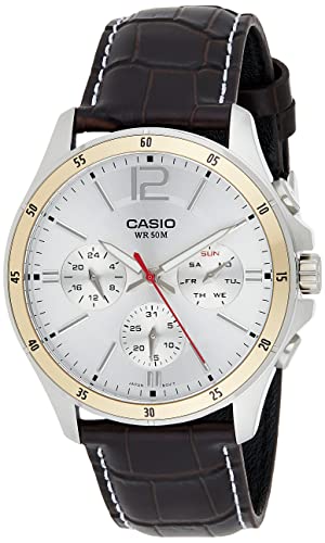 腕時計 カシオ メンズ Casio Enticer Chronograph White Dial Men's Watch - MTP-1374L-7AVDF (A835)