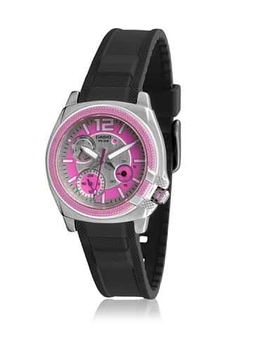 腕時計 カシオ レディース Casio Women's Core LTP1320-4AV Pink Resin Quartz Watch with Silver Dial