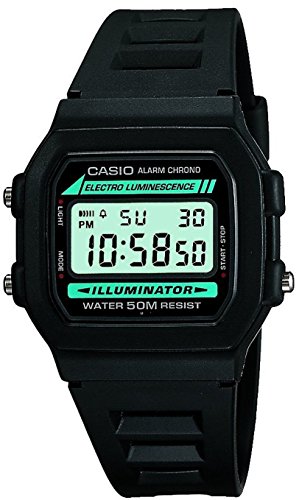腕時計 カシオ メンズ Casio #W86-1V Men's Standard 50M Chronograph Alarm Digital Watch with Luminous L