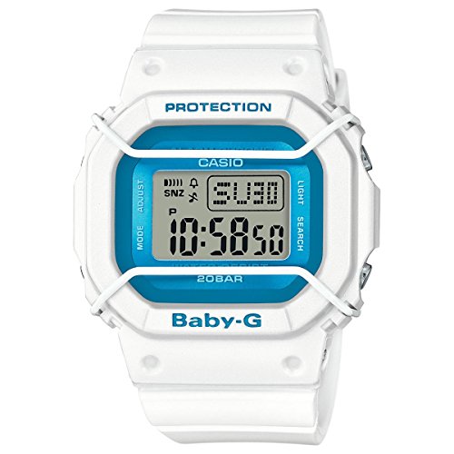腕時計 カシオ レディース Casio Baby-G BGD501FS-7 Silicone Analog Quartz Unisex Watch (Blue / White)