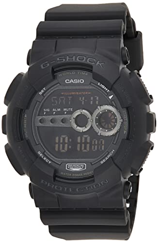 腕時計 カシオ メンズ Casio Men's GD100-1BCR G-Shock X-Large Black Multi-Functional Digital Sport Watc