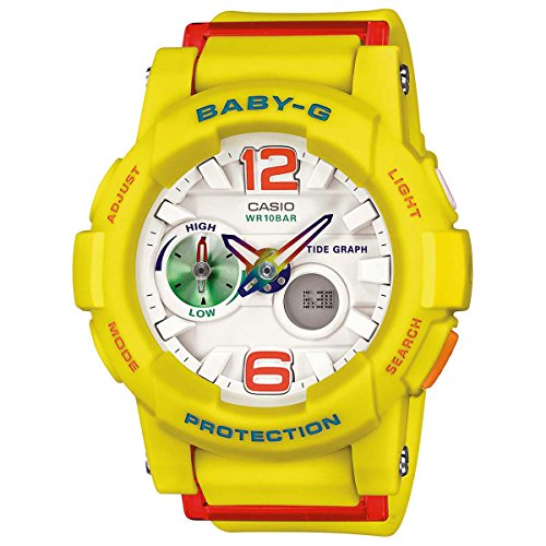 腕時計 カシオ レディース Casio 2018 BGA180-9BCR Watch Baby-G G-Lide Ana-Digital Yell